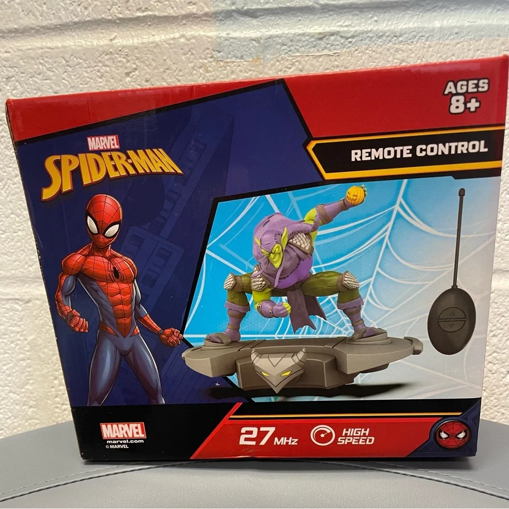 RC Marvel Green Goblin on Glider Remote Control Toy Ages 8+